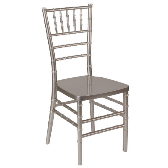 HERCULES PREMIUM Series Pewter Resin Stacking Chiavari Chair LE-PEWTER-GG