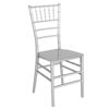 HERCULES Series Silver Resin Stacking Chiavari Chair LE-SILVER-M-GG