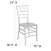 HERCULES Series Silver Resin Stacking Chiavari Chair LE-SILVER-M-GG