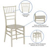 HERCULES Series Champagne Resin Stacking Chiavari Chair LE-CHAMP-M-GG