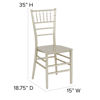 HERCULES Series Champagne Resin Stacking Chiavari Chair LE-CHAMP-M-GG