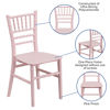 Child’s Pink Resin Party and Event Chiavari Chair for Commercial & Residential Use LE-L-7K-PK-GG