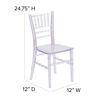 Child’s Transparent Crystal Resin Party and Event Chiavari Chair for Commercial & Residential Use LE-L-7K-CL-GG