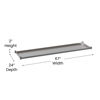 Galvanized Under Shelf for Prep and Work Tables - Adjustable Lower Shelf for 30" x 72" Stainless Steel Tables NH-GU-3072-GG