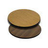 24'' Round Table Top with Natural or Walnut Reversible Laminate Top XU-RD-24-WNT-GG