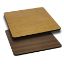 30'' Square Table Top with Natural or Walnut Reversible Laminate Top XU-WNT-3030-GG