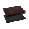 24'' x 42'' Rectangular Table Top with Black or Mahogany Reversible Laminate Top XU-MBT-2442-GG