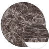 36" Round Gray Marble PVC Table Top XU-RD-36-MAR-GG