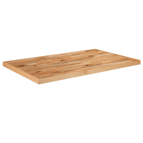 30" x 48" Rectangle Butcher Block Style Table Top XU-BB30X48RCT-GG