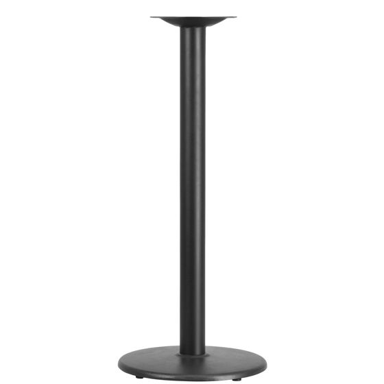 18'' Round Restaurant Table Base with 3'' Dia. Bar Height Column XU-TR18-BAR-GG