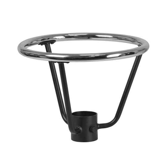 Bar Height Table Base Foot Ring with 3.25'' Column Ring - 16'' Diameter XU-DG-30175-3-GG