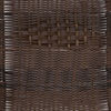 Commercial Aluminum and Dark Brown Rattan Indoor-Outdoor Restaurant Stack Chair TLH-020-GG