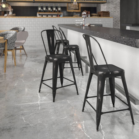 Picture for category Metal Indoor-Outdoor Counter & Barstools: Distressed