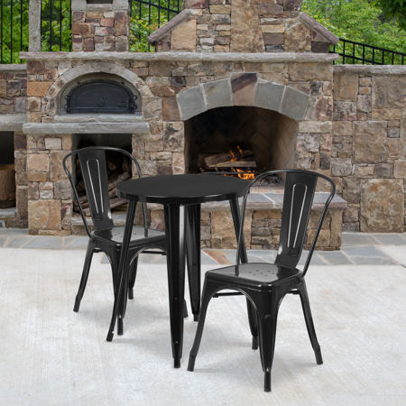 Picture for category Metal Indoor-Outdoor Table Sets: Round