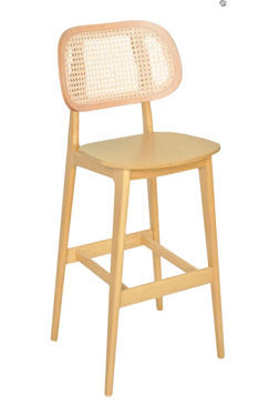 Picture of Emma Cane Back Bar Stool