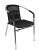 Picture of BFM Synthetic Outdoor MARINA Dining Chair Wicker ms11cbb ms10bbbbl
